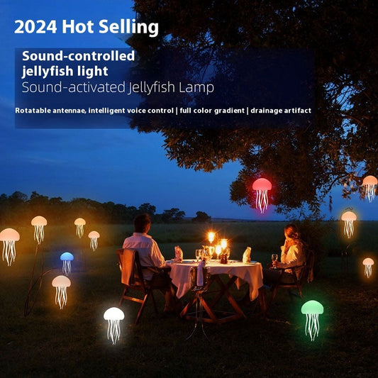 LED Jellyfish Mood Lamp – Color-Changing Night Light with Relaxing Motion