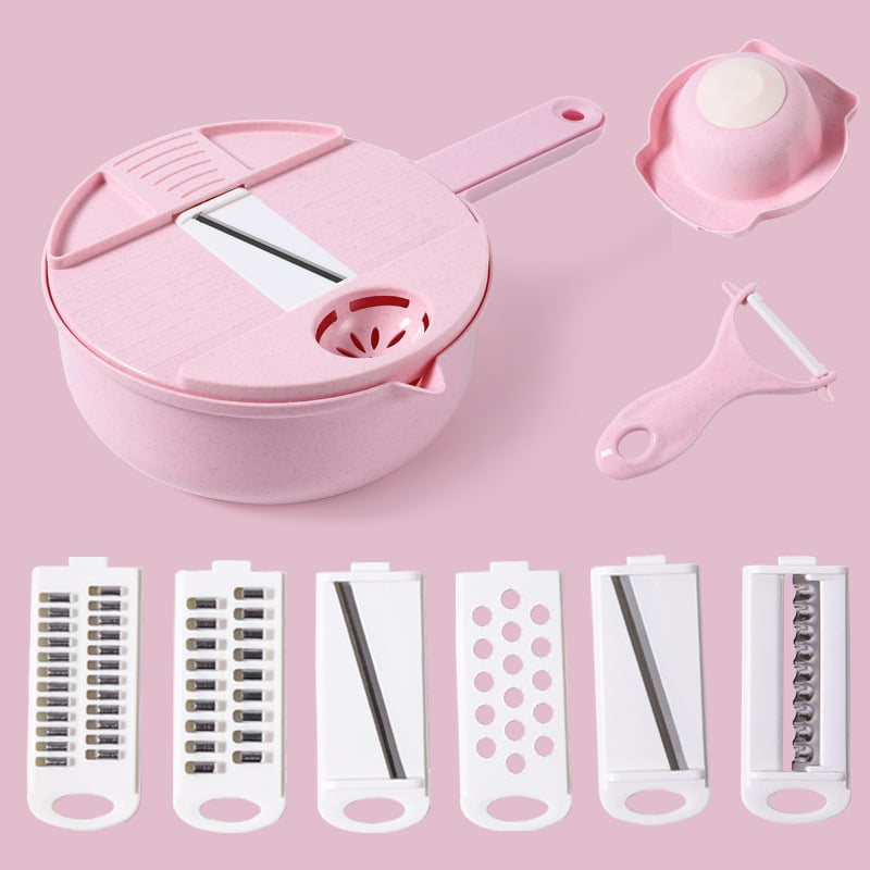 Multifunctional Vegetable Shredder & Slicer – Stainless Steel Kitchen Cutter