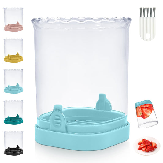 Strawberry Slicer: Strawberry Slicer Kitchen Gadget (Blue)