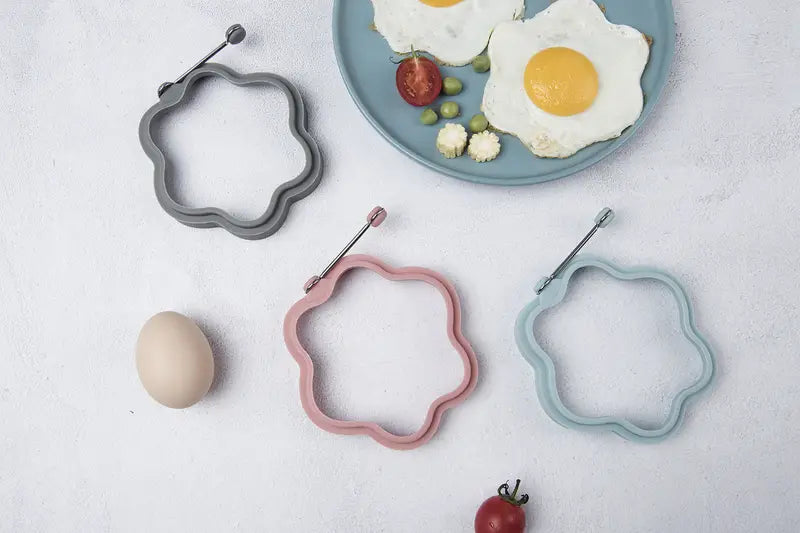 Multicolor Silicone Egg Ring Molds for Cooking (CN)