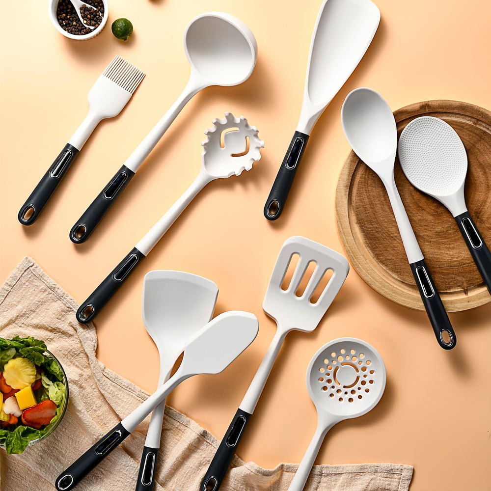 13-Piece Nonstick Silicone Cooking Spoon Set (CN)