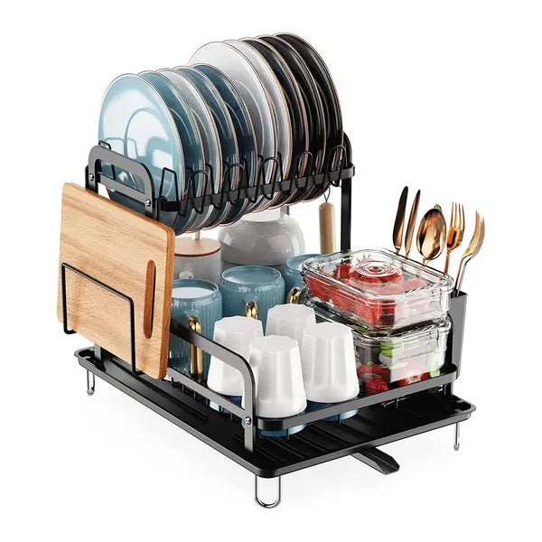 2-Tier Dish Drying Rack4