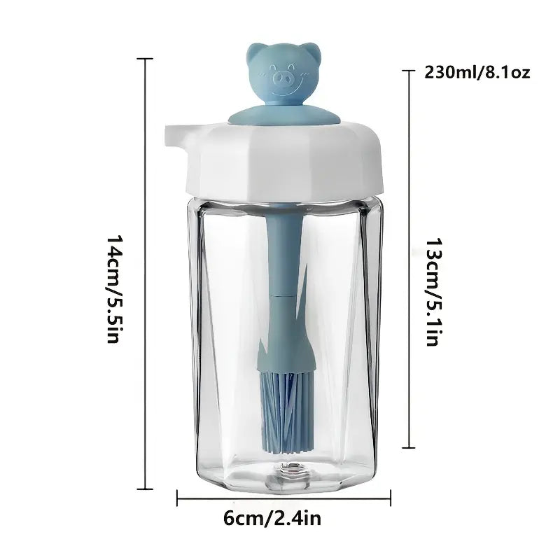 Olive Oil Dispenser Bottle with Silicone Brush for Cooking (CN)