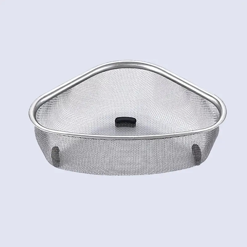Triangular Stainless Steel Sink Drainer Basket (CN)