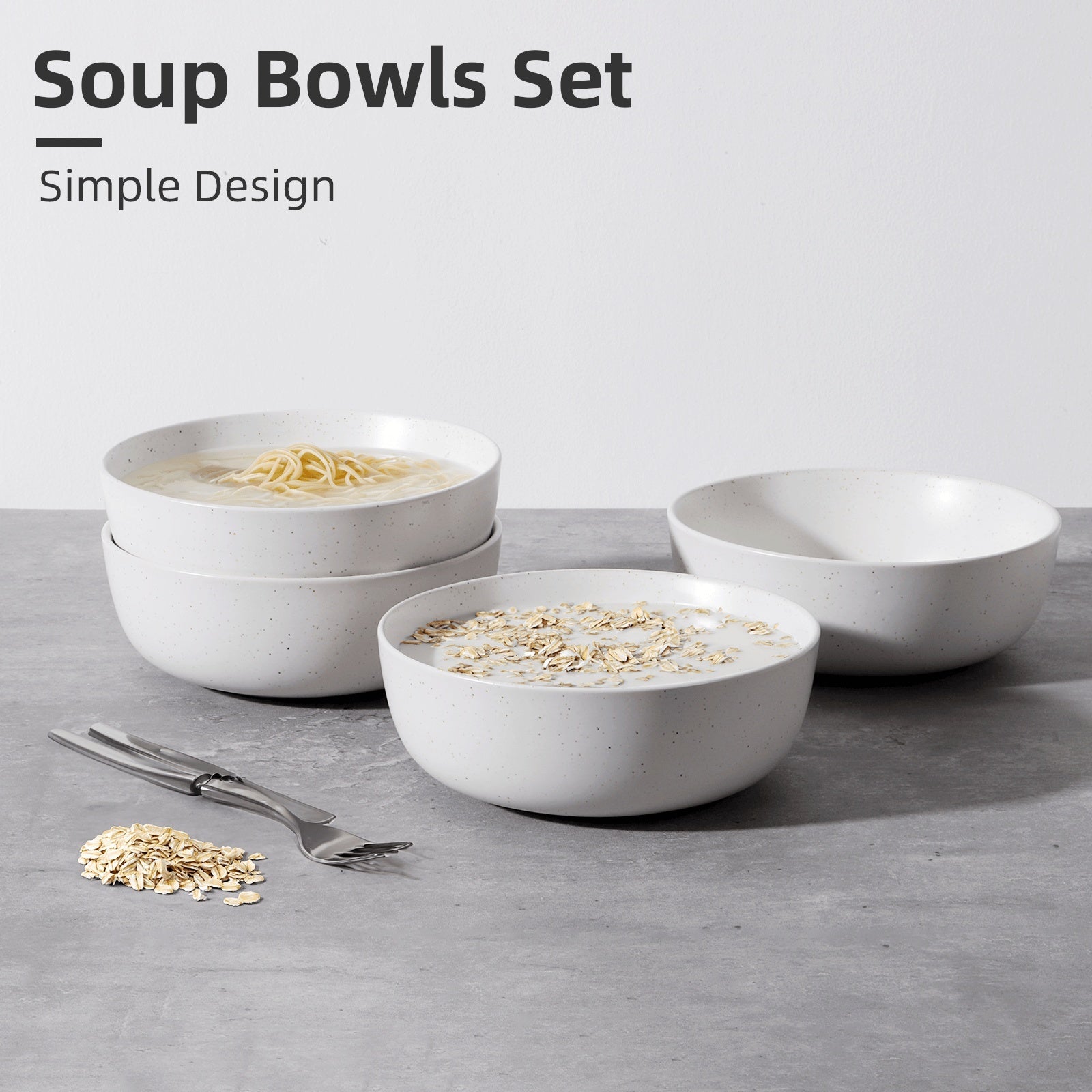 Ceramic Bowl Set 4PCS