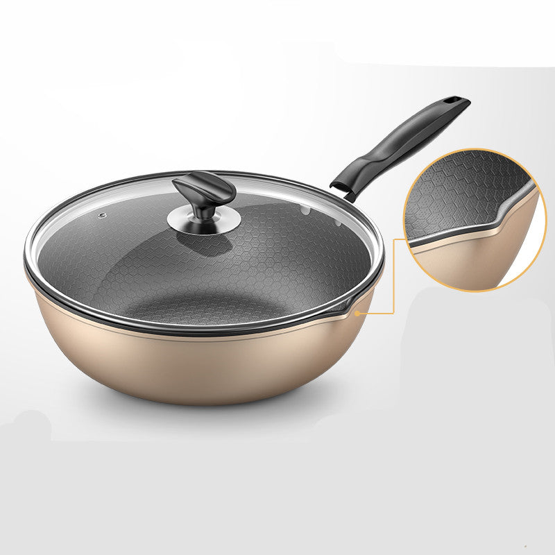 Honeycomb Wok for Induction and Gas Cooking