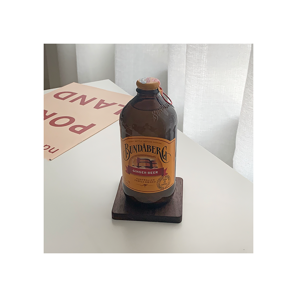 Japanese Walnut Wooden Coaster – Natural & Elegant
