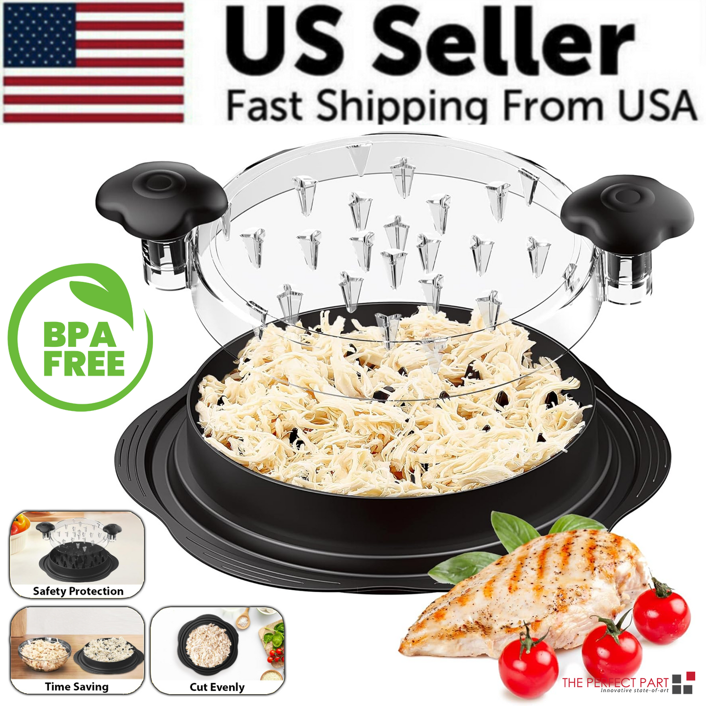 Large Chicken Shredder Tool – Twist Meat Grinder