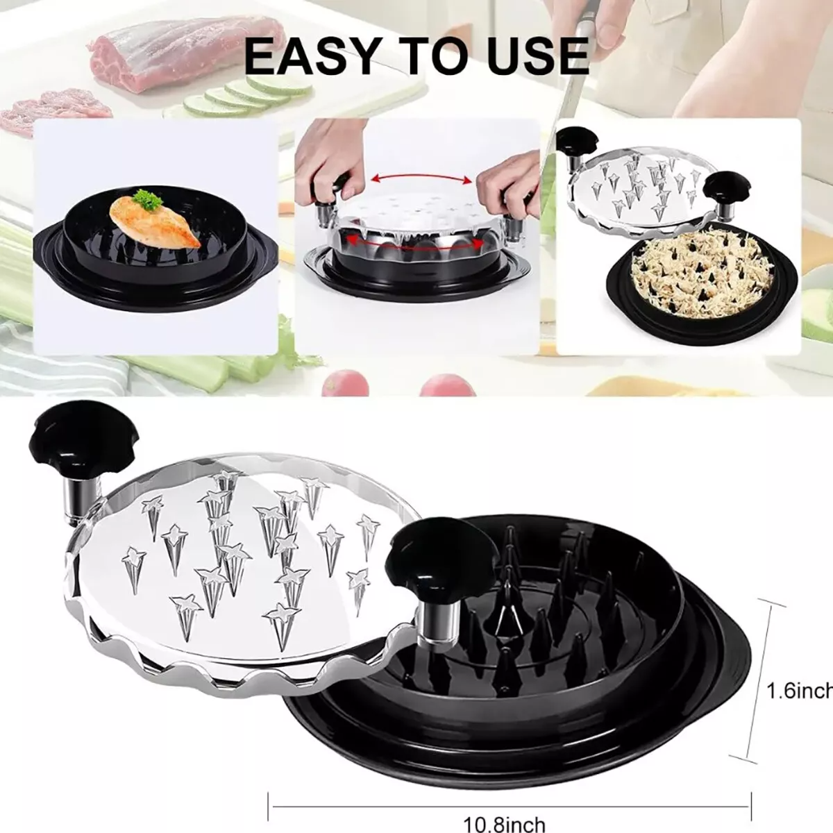 Large Chicken Shredder Tool – Twist Meat Grinder6