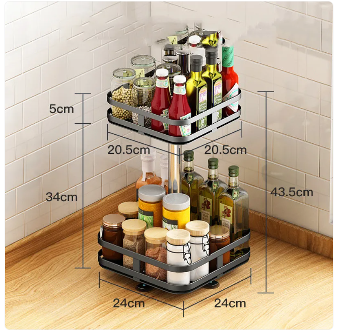 Multifunctional Kitchen Spice Rack (CN)