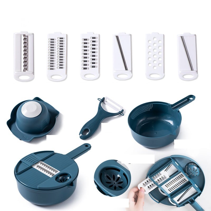 Multifunctional Vegetable Shredder & Slicer – Stainless Steel Kitchen Cutter