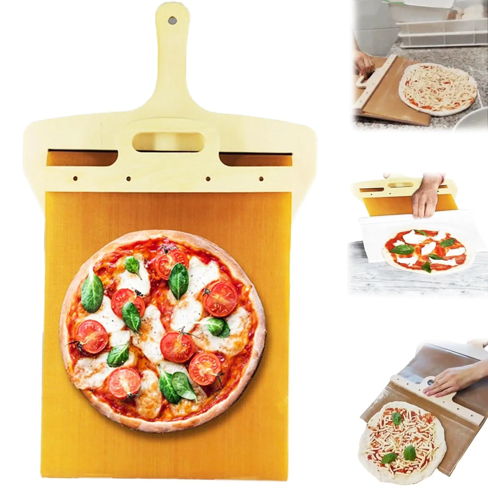 Non-Stick Sliding Pizza Peel Board