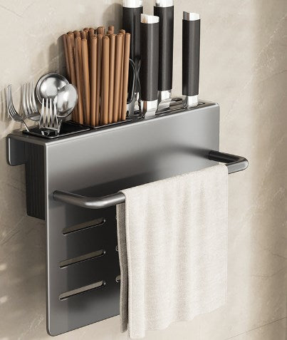 Nordic Minimalist Kitchen Shelf Design