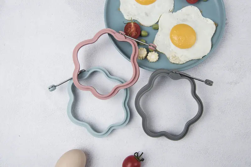 Multicolor Silicone Egg Ring Molds for Cooking (CN)