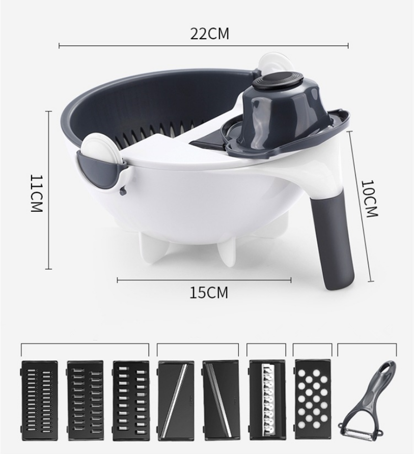 Multipurpose Vegetable Slicer and Grater for Kitchen (CN)