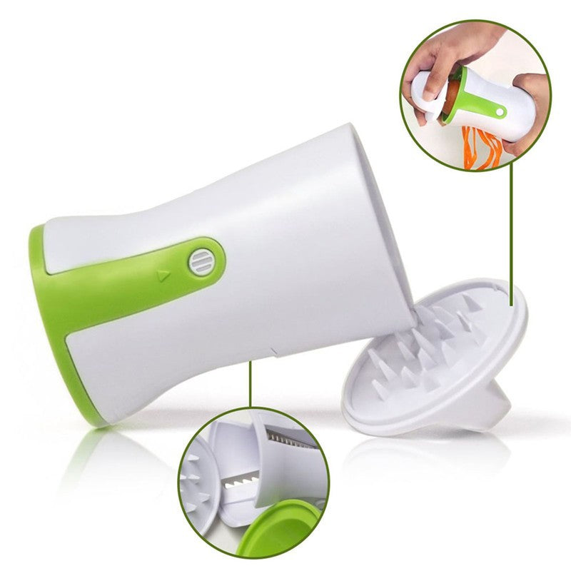 Spiral Vegetable Slicer - Multifunctional Kitchen Grater